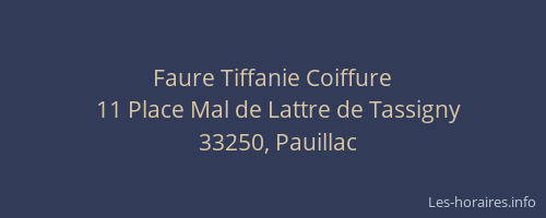 Faure Tiffanie Coiffure