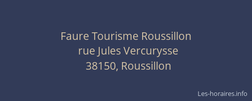 Faure Tourisme Roussillon