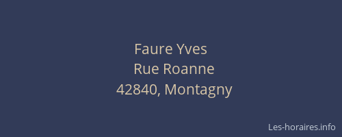 Faure Yves