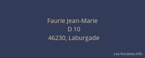 Faurie Jean-Marie