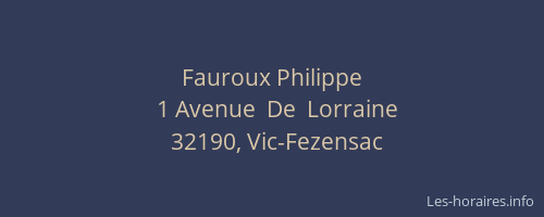 Fauroux Philippe