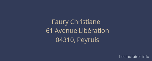 Faury Christiane