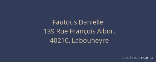 Fautous Danielle
