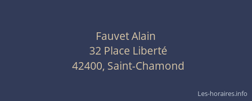 Fauvet Alain