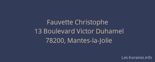 Fauvette Christophe