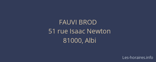 FAUVI BROD