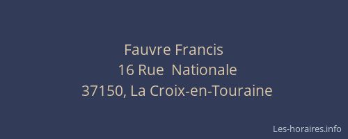 Fauvre Francis