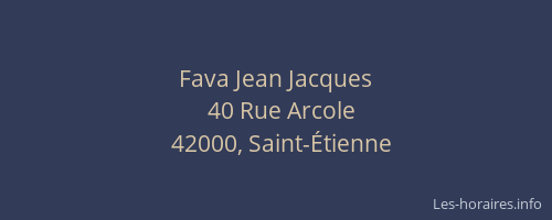 Fava Jean Jacques