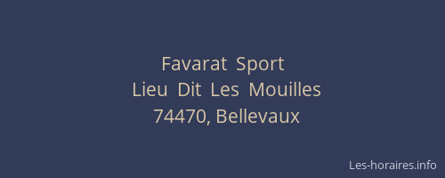 Favarat  Sport