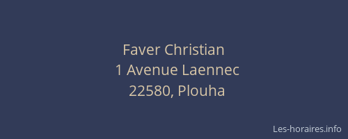 Faver Christian