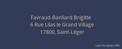 Favraud-Banliard Brigitte