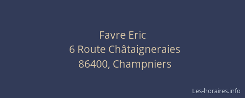 Favre Eric
