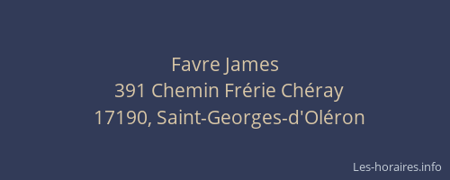 Favre James