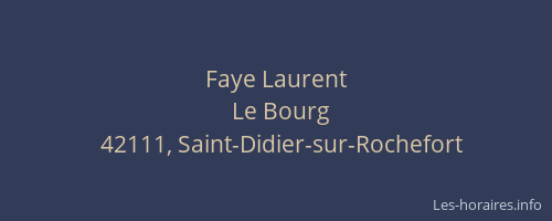 Faye Laurent
