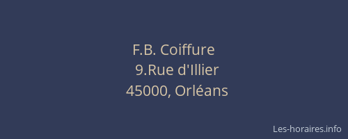 F.B. Coiffure