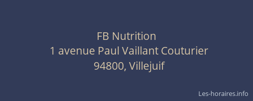 FB Nutrition