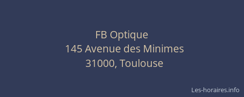 FB Optique