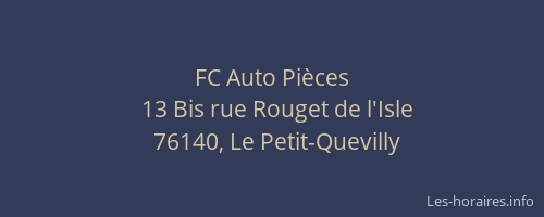 FC Auto Pièces