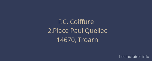 F.C. Coiffure