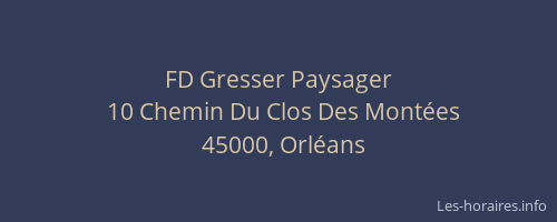 FD Gresser Paysager