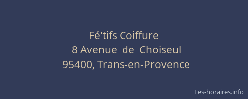 Fé'tifs Coiffure