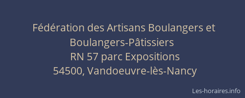 F&eacute;d&eacute;ration des Artisans Boulangers et Boulangers-P&acirc;tissiers