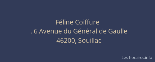 F&eacute;line Coiffure
