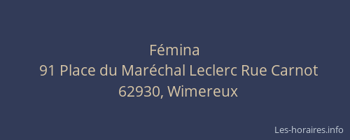 F&eacute;mina