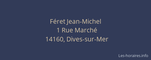 F&eacute;ret Jean-Michel