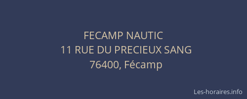 FECAMP NAUTIC