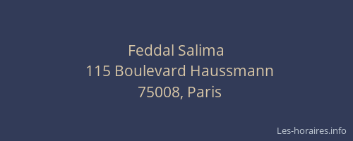 Feddal Salima