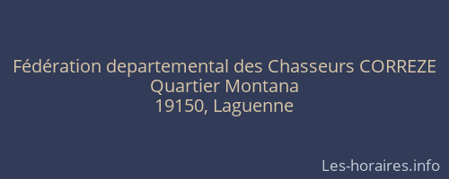 Fédération departemental des Chasseurs CORREZE