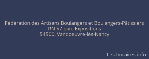 Fédération des Artisans Boulangers et Boulangers-Pâtissiers