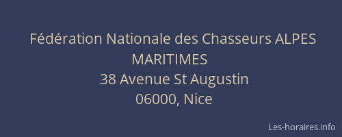 Fédération Nationale des Chasseurs ALPES MARITIMES