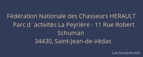 Fédération Nationale des Chasseurs HERAULT
