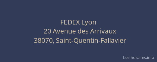 FEDEX Lyon