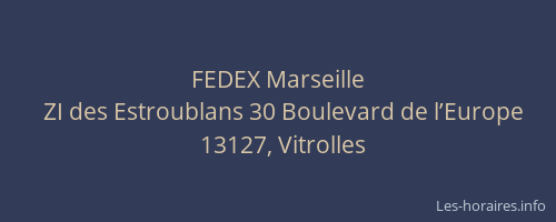 FEDEX Marseille