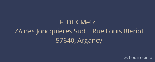 FEDEX Metz