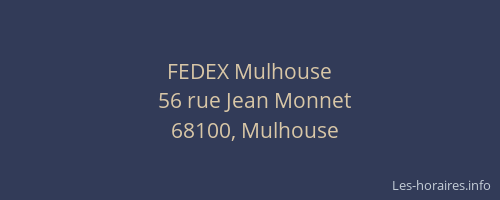 FEDEX Mulhouse