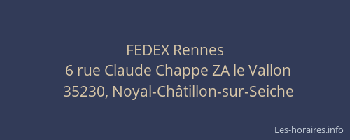 FEDEX Rennes