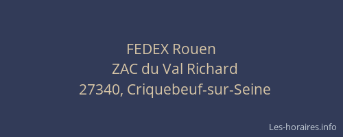 FEDEX Rouen