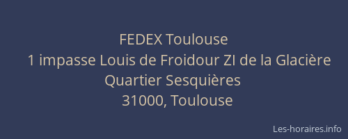 FEDEX Toulouse