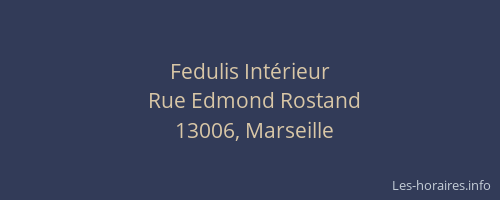 Fedulis Intérieur