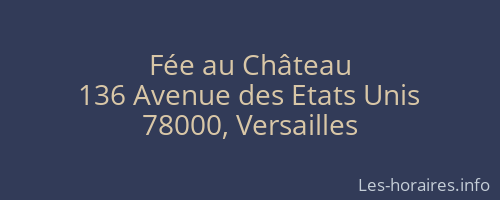 Fée au Château
