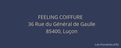 FEELING COIFFURE