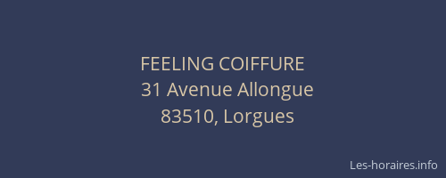FEELING COIFFURE