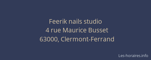 Feerik nails studio