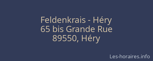 Feldenkrais - Héry