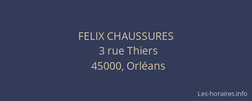FELIX CHAUSSURES