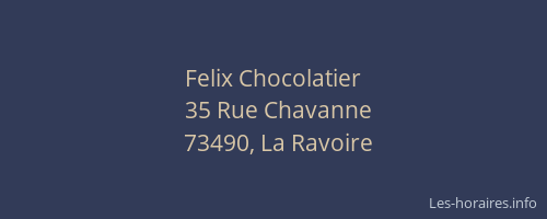 Felix Chocolatier